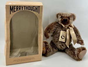 Merrythought Frosted Edwardian Growl Bear Limited Edition with Box