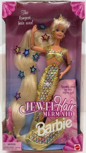 Mattel Jewel Hair Mermaid Barbie Doll
