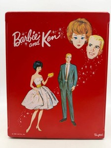 Vintage Barbie and Ken Carrying Case With Accessories Boxes