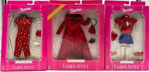 Barbie Fashion Avenue Clothing Sets (Lot of 3)
