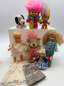 Russ Good Luck Trolls, Dolls & Clothing Mixed Lot