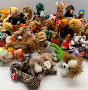 Ty Beanie Babies Plush Assortment (Lot of 42)