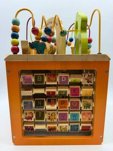 B. Toys Zany Zoo Wooden Activity Cube