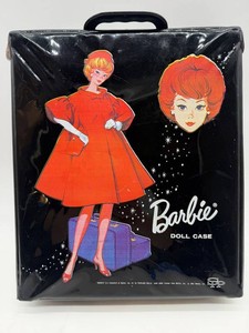 Vintage Barbie Doll Case With Accessories Box