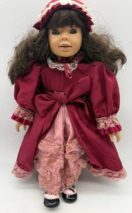 Heidi Ott Doll in Burgundy Dress