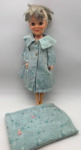 Grannykins Royal Doll in Floral Dress With Matching Cloth