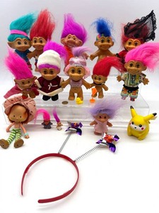Russ and DAM Troll Dolls Mixed Lot With Accessories
