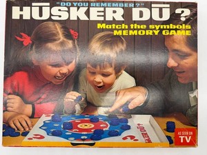 Vintage Husker Du Match the Symbols Memory Game