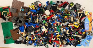 Large LEGO, Playmobil & Fisher Building Bricks Mixed Lot