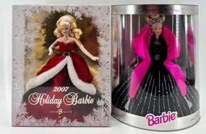 Barbie Holiday Doll & Hallmark Keepsake Barbie NIB