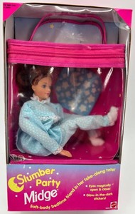 Sealed Mattel Slumber Party Midge Doll in Tote NIB