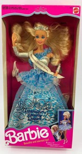 Vintage 1991 Mattel Barbie American Beauty Queen Doll 3137 NIB