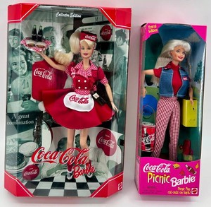 Coca-Cola Barbie Collector Edition & Picnic Barbie Special Edition NIB