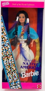 Barbie Dolls of the World Native American Barbie Second Edition Mattel NIB