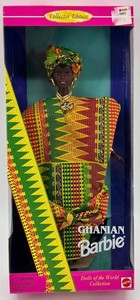 Ghanian Barbie Collector Edition Dolls of the World NIB