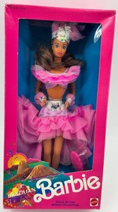 Vintage Brazilian Barbie Dolls of the World Mattel NIB