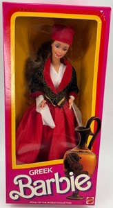 Greek Barbie Dolls of the World Collection NIB