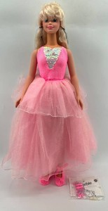 My Size Barbie Doll in Pink Dress With Shoes & Accessories