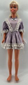 My Size Barbie Doll in Purple Lace Dress - 36