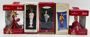 Hallmark Barbie Keepsake Ornament Lot of 5