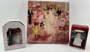 Barbie Wedding Day Keepsake Ornaments & Dream Wedding Puzzle Mixed Lot