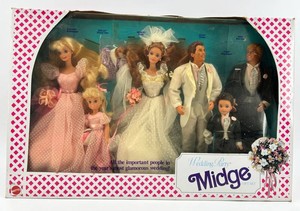 Vintage Mattel Barbie Wedding Party Midge Gift Set NIB