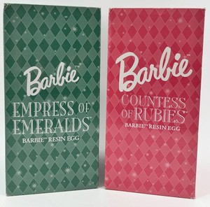 Barbie Collectibles Resin Egg Pair (Lot of 2)