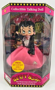 Betty Boop Collectible Talking Doll With Stand NIB
