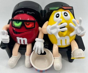 M&Ms Red & Yellow Candy Dispenser