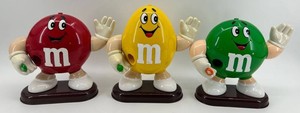 M&Ms Character Candy Dispensers Set of 3