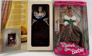 Hallmark Barbie Sentimental Valentine & Winters Eve Doll Set NIB