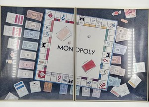 Monopoly Framed Wall Art Pair