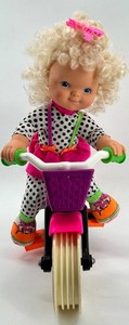 Vintage Kenner Stacy Two Wheeler Doll & Bicycle