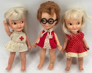 Vintage Remco Doll Trio (Lot of 3)
