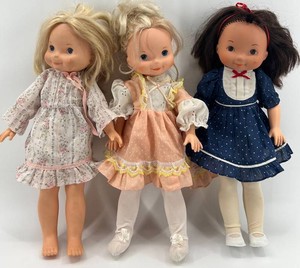 Vintage Fisher-Price Doll Trio (Lot of 3)