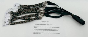 NEW - I.d.z Choke Chain Collars & Leads for Beanie Babies and Plush Toys - 12 - Green