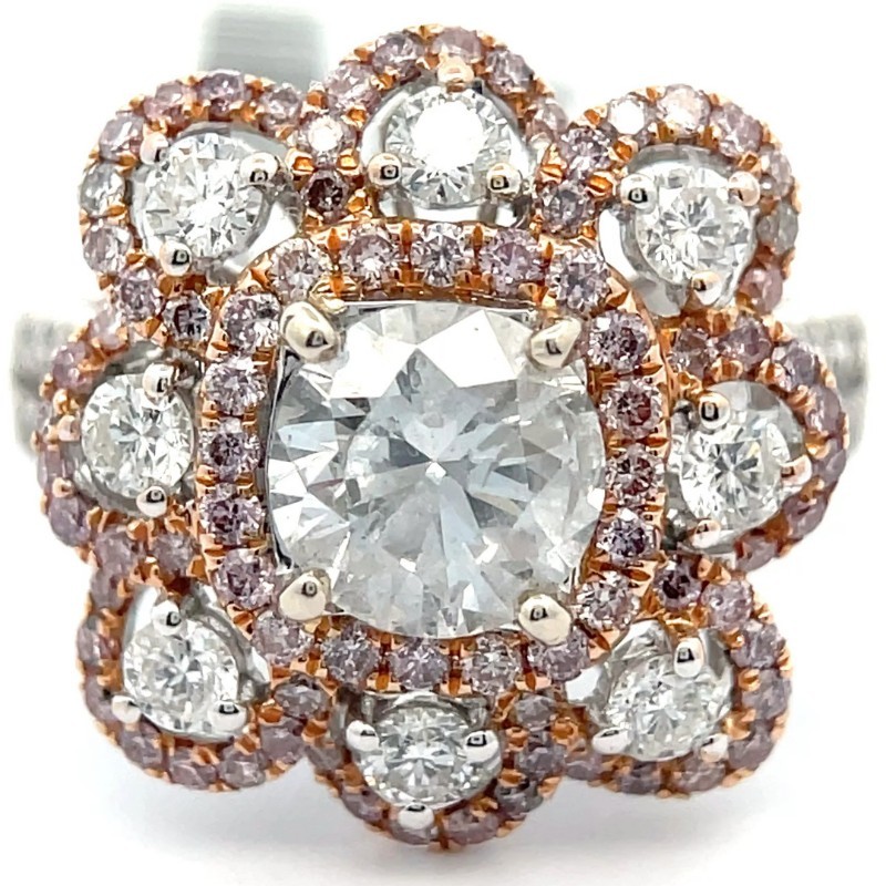 2.63 Carat Natural Diamond Ring in 18K White Gold $19,100 Appraisal Included VIDEO