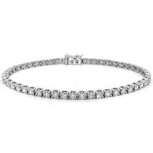 Classic 4.00 Carat Diamond Tennis Bracelet $2,999 Retail VIDEO