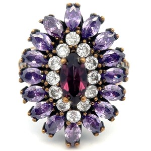Beautiful, Bold Marquise Large Cluster Flower Ring VIDEO