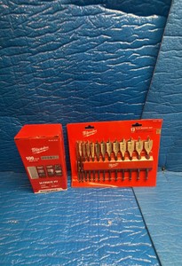 NEW Milwaukee boring set and 100pc impact bit set