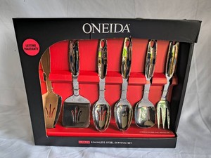 Oneida 6 piece Stainless Steel Serving Set-NEW