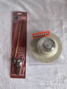 Honeywell thermostat and Ace toilet flush lever