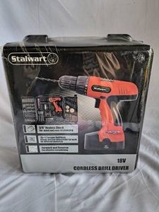 Stalwart Cordless Drill Set,18 Volt-NEW
