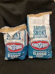 Kingsford Classic Hickory Charcoal Briquets 16 Lb (Lot of 2)