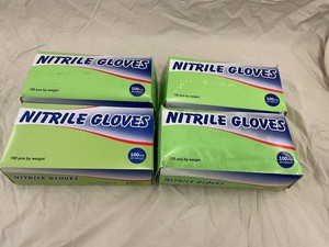 Nitrile Gloves Size L (Lot of 4)