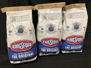 Kingsford the Original Charcoal Briquets 8 Lb Bags (Lot of 3)