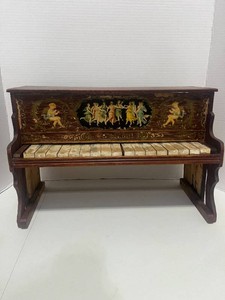 Antique Schoenhut Childs Piano Late 1800s Works