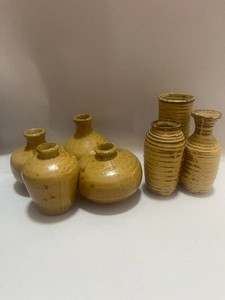 Miniature Pottery Bud Vases