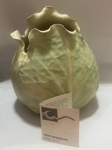 Original Rare Patricia Garrett Signed Cabbage Vase VALUE $85-100