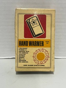 NOS Nesco Super Hand Warmer Star Cut out wBox